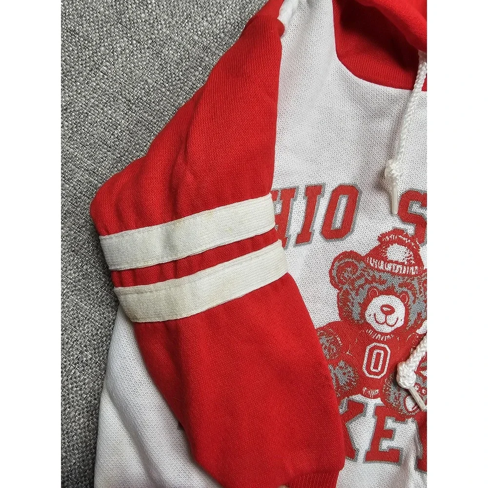 VTG Ohio State Buckeyes Sweatshirt Boys 18-24 Months Red NCAA Football JOG TOGS